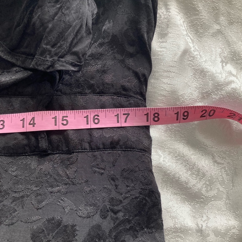 Majorelle black ruffle mini dress size xL - Picture 8 of 9